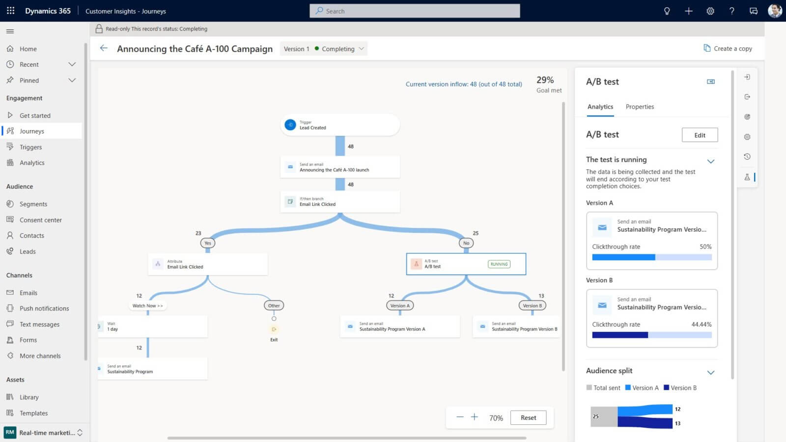 Dynamics 365 Customer Insights Email template